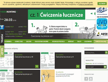 Tablet Screenshot of bowhunting.pl